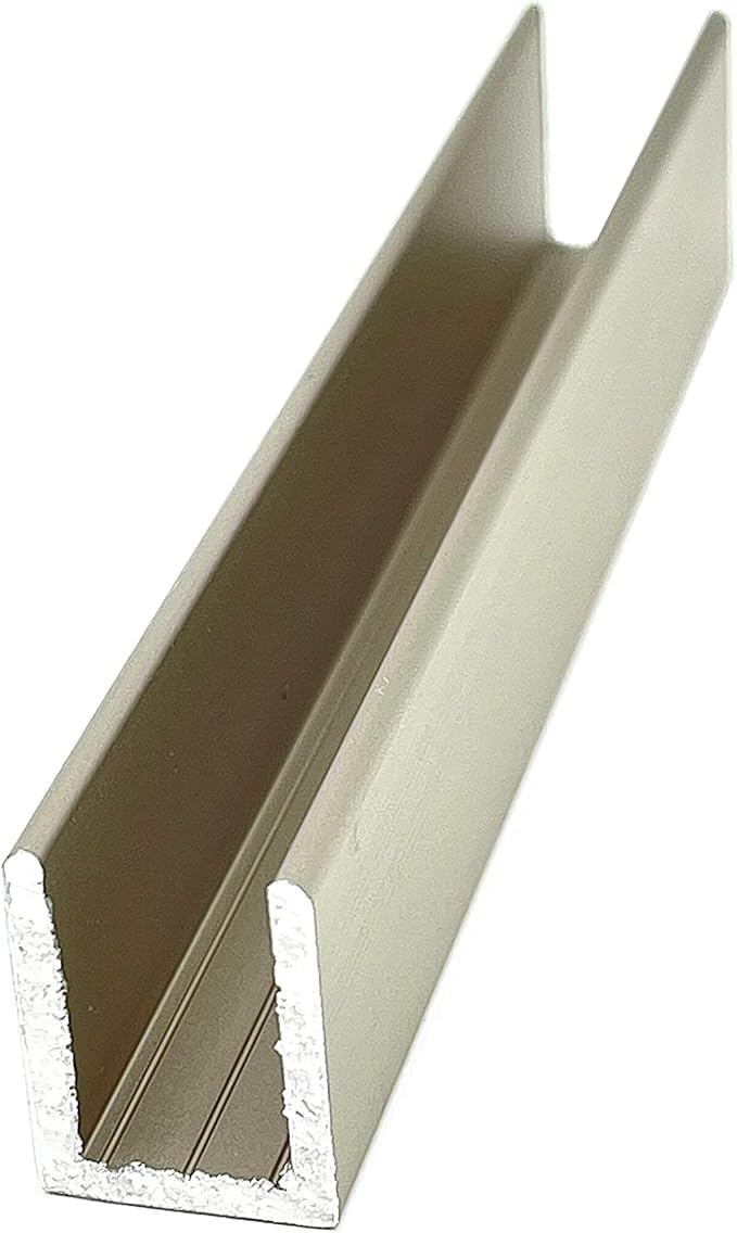 Brixwell SDCD38SN-CCP72-XCP10 Satin Nickel 3/8" Fixed Panel Shower Door Deep