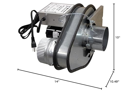 Tjernlund LB2 No-Clog, Zero Maintenance DEDPV Dryer Duct Booster Fan