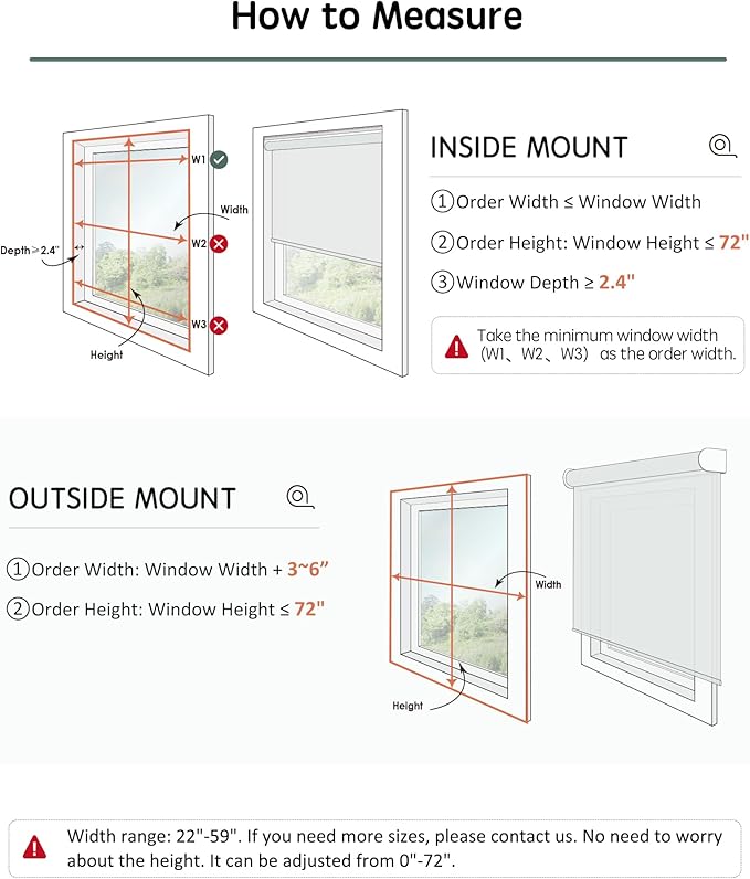 Yoolax Motorized Roller Shades, Energy Efficient, Linen Beige, Compatible