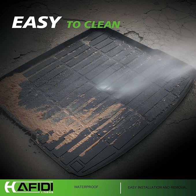Floor Mats & Cargo Liner Custom for Volvo S60 2019-2025(Not for Recharge) All Weather Protection TPE Heavy Duty Non-Slip Automotive Floor Liners Fits Full Set Accessories, Black