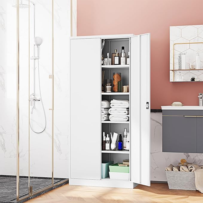 Metal Storage Cabinet-72” Tall Steel File Cabinets