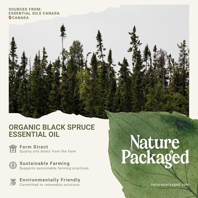 Organic Black Spruce Essential Oil from Canada