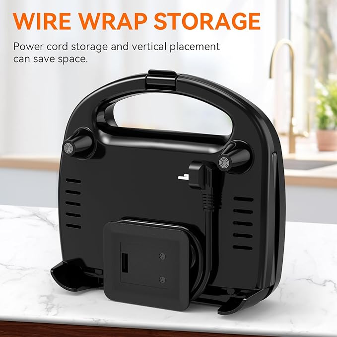 OSTBA Sandwich Maker, 2 Slice Grilled Cheese Maker