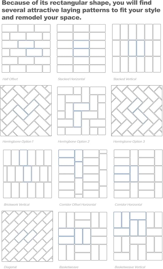 AULIGET 100-Piece Peel and Stick Backsplash Wall Tiles, Laundry Room