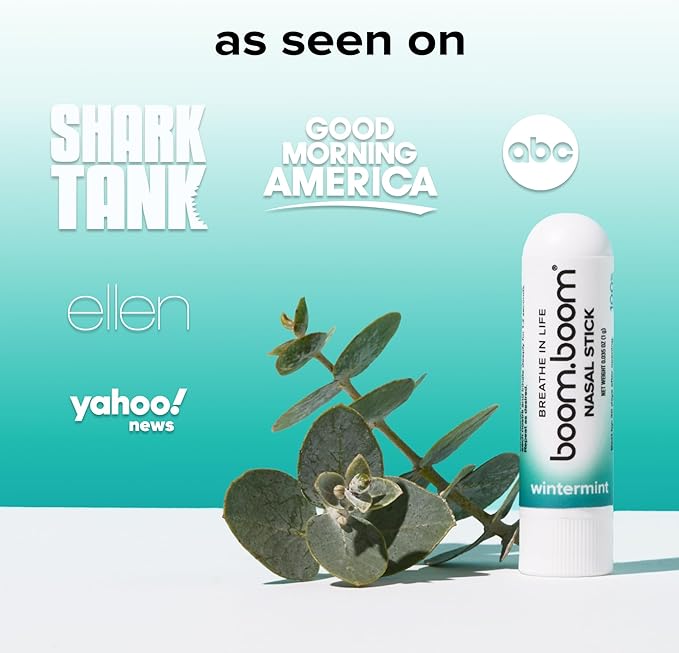 BoomBoom Nasal Stick | Vapor Flow Technology | Cool Refreshing Sensation |