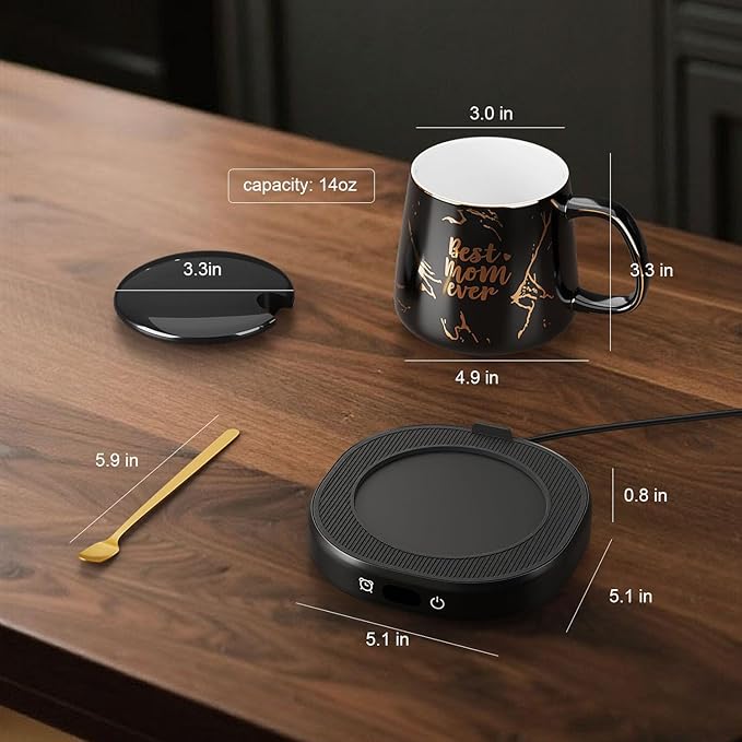 Coffee Mug Warmer, Best MOM Ever Mug