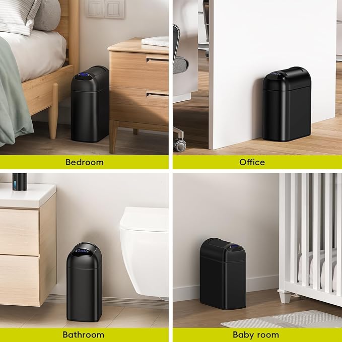 EKO Astro Slim Sensor Trash Can, 10L / 2.6 Gallon Touchless Garbage Bin