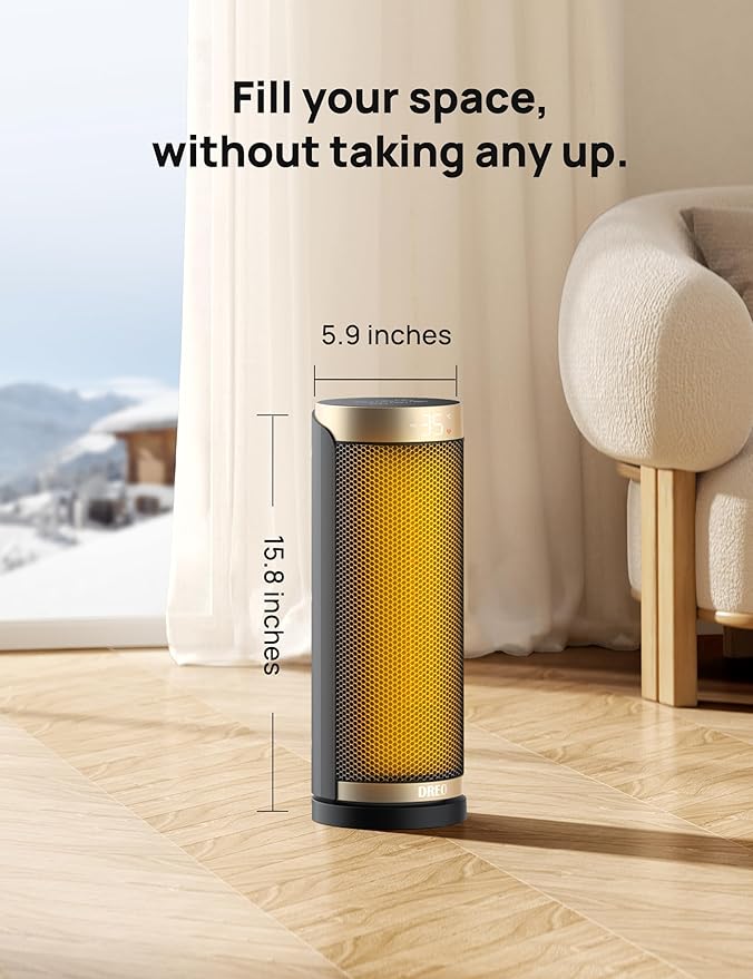DREO Space Heater, 1500W Electric Heaters