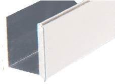 Brixwell SDCD38A-CCP36-XCP10 Satin Anodized 3/8" Fixed Panel Shower Door Deep