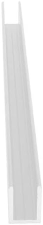 Brixwell SDCD38BS-CCP18-XCP5 Brushed Stainless 3/8" Fixed Panel Shower Door