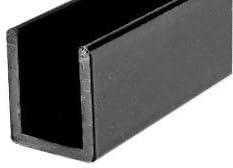 Brixwell SDCD38GM-CCP18-XCP5 Gun Metal 3/8" Fixed Panel Shower Door Deep