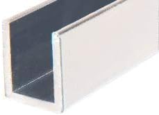 Brixwell SDCD38AB-CCP18-XCP10 Brushed Anodized 3/8" Fixed Panel Shower Door