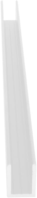 Brixwell SDCD38PS-CCP23 Polished Stainless 3/8" Fixed Panel Shower Door Deep