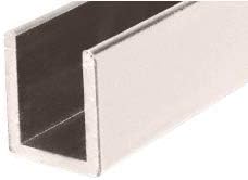 Brixwell SDCD38PN-CCP36-XCP25 Polished Nickel 3/8" Fixed Panel Shower Door Deep