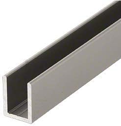 Brixwell SDCD38SN-CCP36-XCP10 Satin Nickel 3/8" Fixed Panel Shower Door Deep