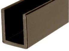 Brixwell SDCD380RB-CCP23-XCP5 Oil Rubbed Bronze 3/8" Fixed Panel Shower Door