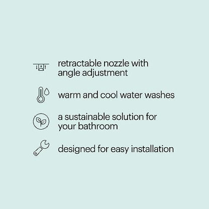 Brondell Fresh Spa Adjustable, Bidet Attachment FSA-25
