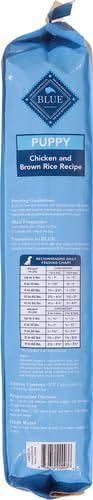 Blue Buffalo Life Protection Formula Puppy Dry Dog Food with DHA and ARA, Made with Natural Ingredients, Chicken & Brown Rice Recipe, 15-lb Bag