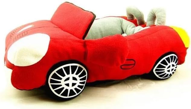 BADASS SHARKS Car Shape Puppy Pet Dog Cat Bed Plush Car Pet Bed Car Shape Luxury Dog Cat Bed Pet House Teddy Warm Sofa Puppy Nest Cushion Kitten Winter Fashion Padded Kennel with Mat Soft Bed