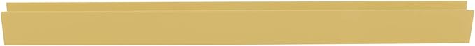 Brixwell SDCD38BGA-CCP36-XCP10 Brite Gold Anodized 3/8" Fixed Panel Shower Door