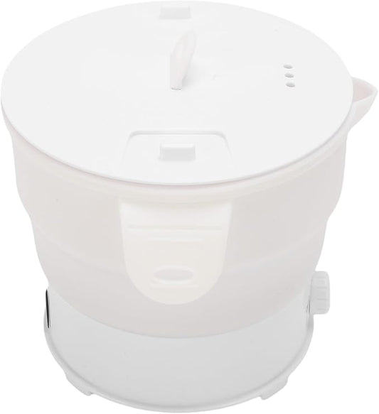 Asixxsix Foldable Electric Cooker, 800W 1.2L Mini Portable Travel Hot Pot