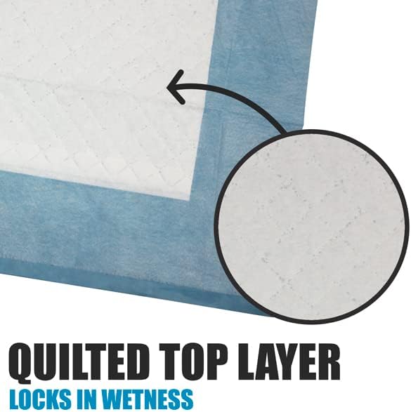 BV Puppy Pads Leak-Proof 300 Count 22"x 22" - Absorbent Pee Pads for Dogs with 6-Layer Design, Rapid Dry Sheet & Built-in Attractant - Dog Pad with Odor Control, Perfect for Puppies & Senior Dogs