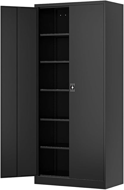 Metal Storage Cabinet-71” Tall Steel File Cabinets