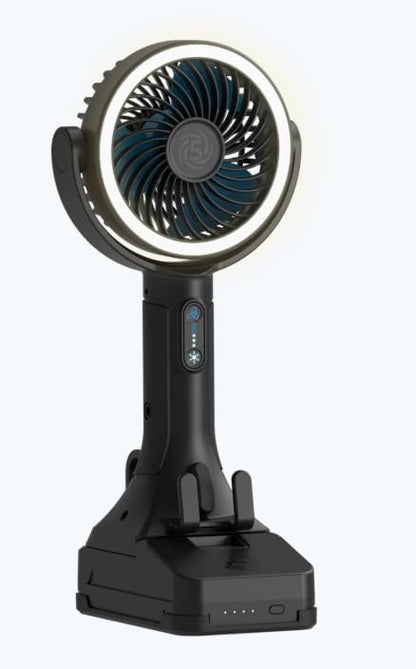 CANE5 AirLux Pro, Portable Fan, 180-Degree Tilt Head, 5 Speeds, 18MPH Wind