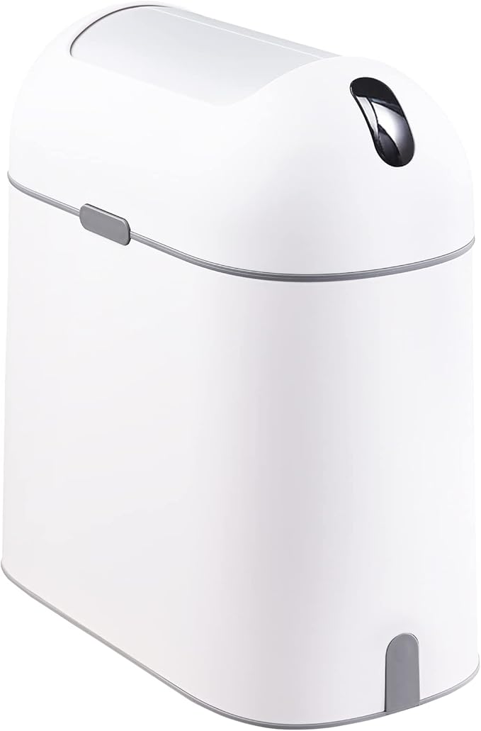 ELPHECO Bathroom Trash Can, 2.5 Gallon Motion Sensor Waterproof Trash Bin