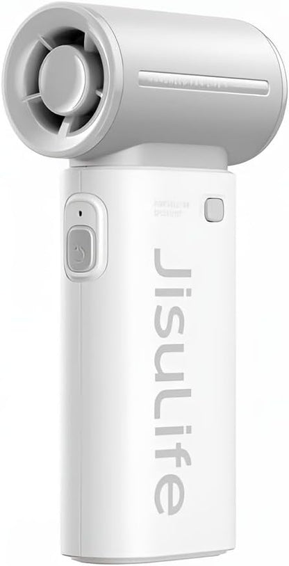 JISULIFE Portable Handheld Fan Life9, Turbo Power High Speed Air, 5 Gear Wind