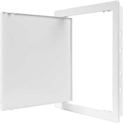 12" x 12" White Plastic Access Panel. Service Shaft Door Panel. Plumbing