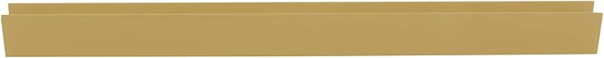 Brixwell SDCD38SB-CCP36-XCP50 Satin Brass 3/8" Fixed Panel Shower Door Deep
