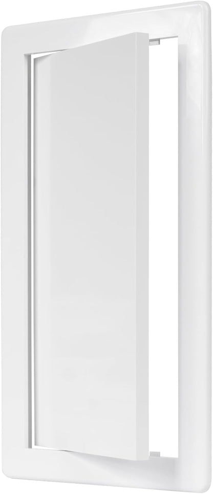 6" x 12" White Plastic Access Panel. Service Shaft Door Panel. Plumbing