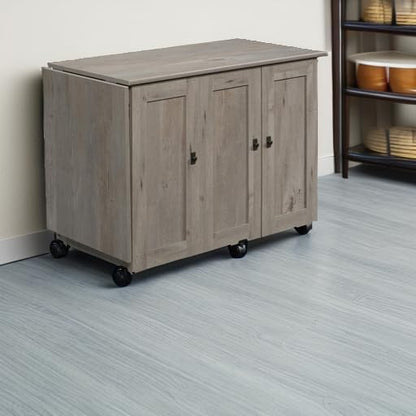 Sauder Craft Cart Storage Cabinet, Rolling Sewing Table