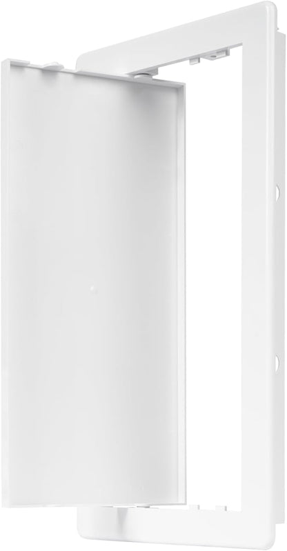 6" x 12" White Plastic Access Panel. Service Shaft Door Panel. Plumbing