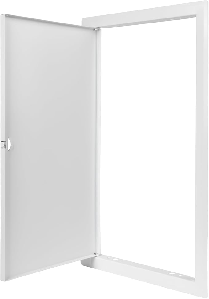 10" x 20" White Metal Access Panel. Service Shaft Door Panel. Plumbing