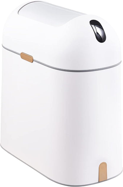 ELPHECO Bathroom Trash Can, 2.5 Gallon Motion Sensor Waterproof Trash Bin