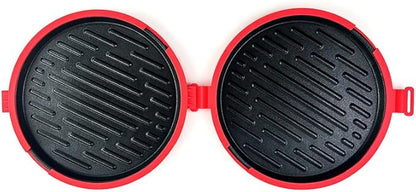 9.5inch 5-in-1 Microwave Grill Pan, Grilled Cheese, Large Toastie Sandwich Maker