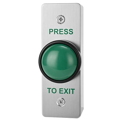Push to Exit Button for Door Access Control Big Press Button IP68 Waterproof