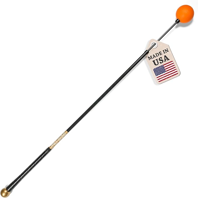 Orange Whip Golf Swing Trainer Aid Patented & Made in USA