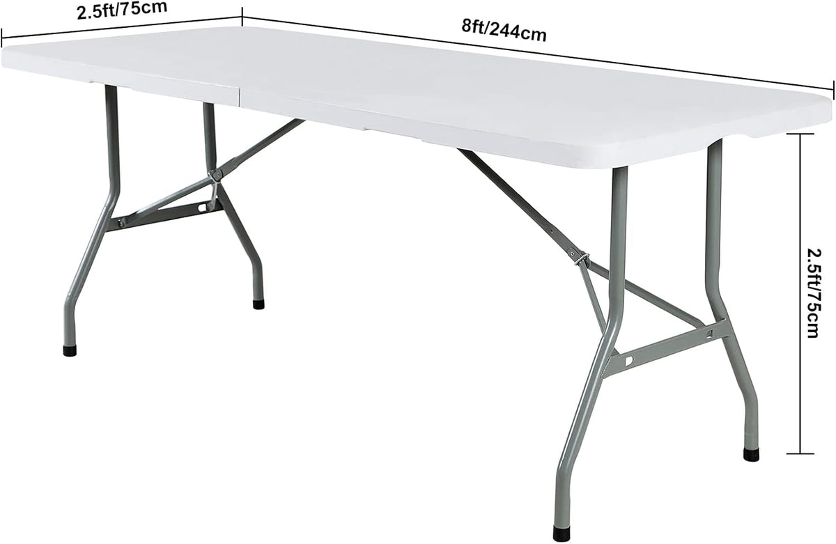 Spandex 8ft Waterproof Table Cover for Party,Wedding, Banquet, and Events(Pink)
