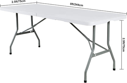 Spandex 8ft Waterproof Table Cover for Party,Wedding, Banquet, and Events(Pink)