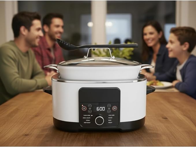 8.5 Quart Large Capacity Multi Cooker, Programmable Electric Pot