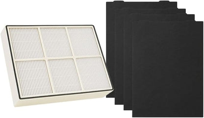 Nispira True HEPA Filter with 4 Pre-Carbon Filters Compatible with Whirlpool