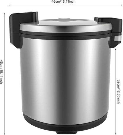 Commercial Rice Warmer, 6 Gal Stainless Steel Electric Rice Warmers