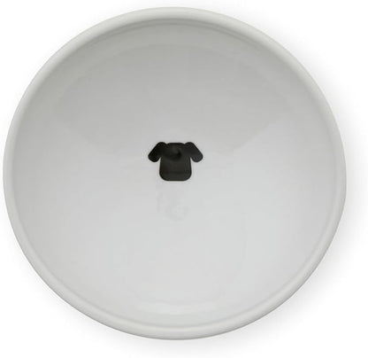 Necoichi Raised Dog Food Bowl, 15° Tilted (Dog, Extra Wide Tilted)