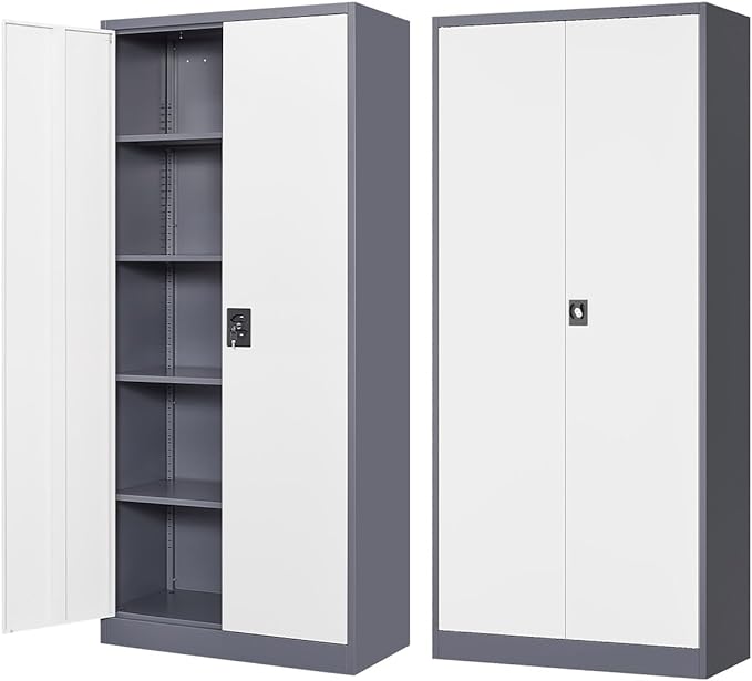Metal Storage Cabinet-72” Tall Steel File Cabinets
