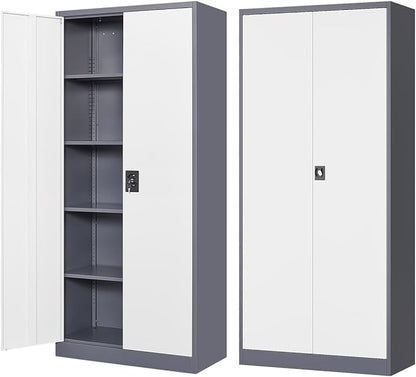 Metal Storage Cabinet-72” Tall Steel File Cabinets
