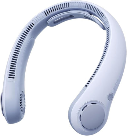JISULIFE Portable Neck Fan Upgraded, Neckbrace Personal Hands Free, 5 Speed