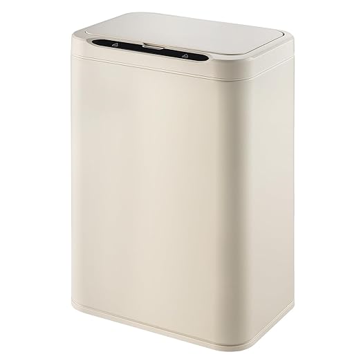 ELPHECO Stainless Steel Office Trash Can Motion Sensor Garbage Can Touchless